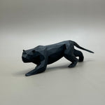 3D-gedruckter Panther – Schwarz