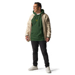 military green basic hoodie